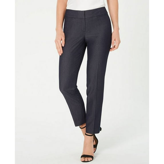 Nine West Women's Dress Pants Straight-Leg Dress Pants Women Navy Size 6