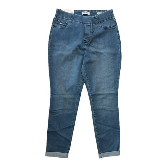 Nine West Women's Heidi Elastic Waistband Stretch Twill Pull-On Crops (Juliette, 4)