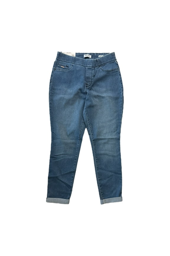 Women's Heidi Elastic Waistband Stretch Twill Pull-On Crops (Juliette, 4)