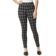thumbnail image 1 of Nine West Women's Heidi Mid-Rise Pull On Skinny Fit Jegging Pants (Glasgow Plaid, 4), 1 of 4