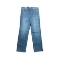 thumbnail image 1 of Nine West Women's Heidi Pull On Stretch Denim Elastic Waist Straight Leg Pant (Lizzie, 4), 1 of 2