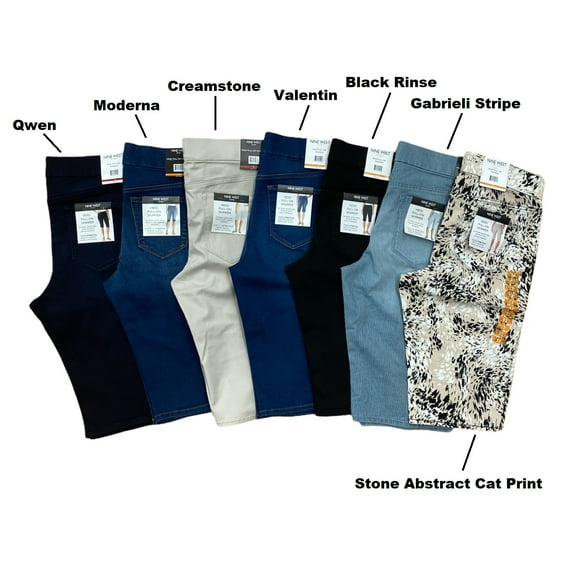 Nine West Women's Heidi Pull-On Yoga Stretch Skimmer Short (Valentin, 10)