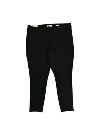 SOLID PONTE STRETCH SLIM TAILORED ANKLE PANT - BLACK MATTE STRETCH