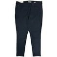 thumbnail image 1 of Nine West Women's High Rise Heidi Pull On Stretch Ponte Elastic Waist Pant (Navy, L), 1 of 1