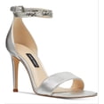thumbnail image 1 of Nine West Women's Open Toe Casual Slingback Sandals Gray Size 8.0, 1 of 3