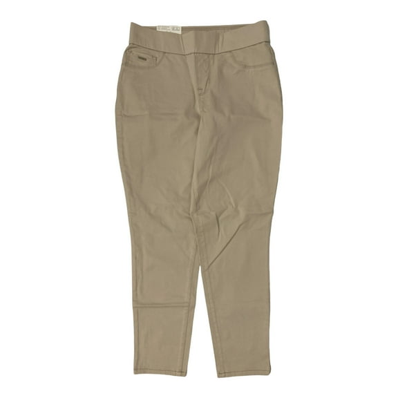 Nine West Women's Skinny Fit Heidi Pull-on Crop Legging (Cremestone, 4)