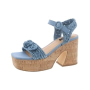 Nine West Womens Adjustbable Square Toe Block Heel