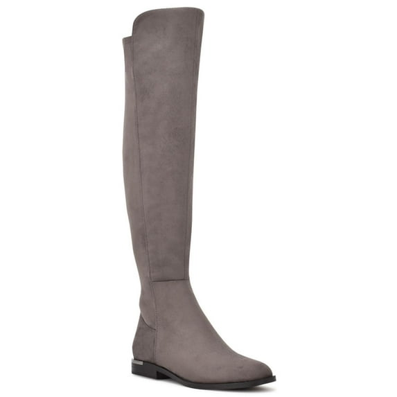 Nine West Womens Allair 2 Suede Tall Knee-High Boots