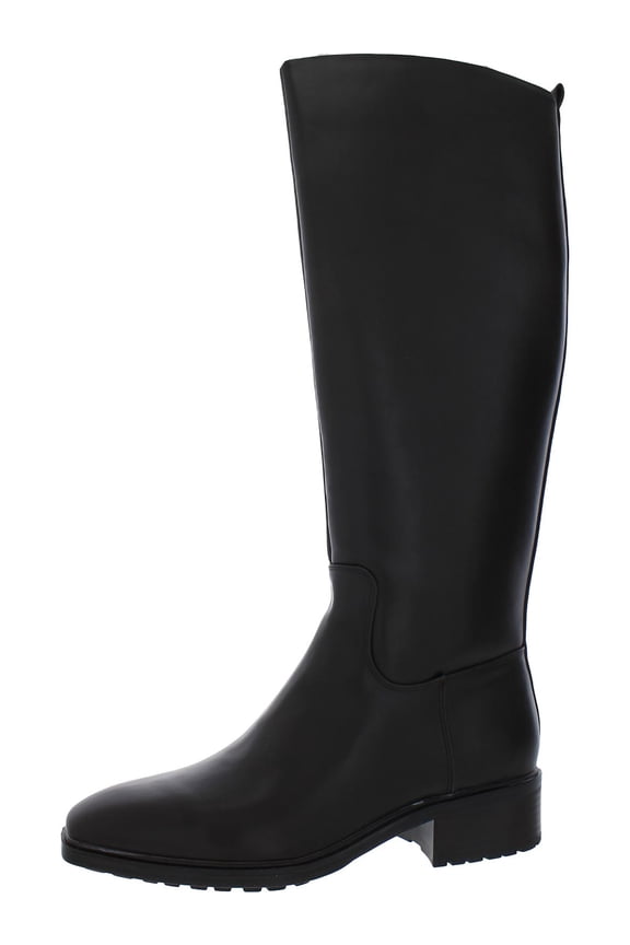 Womens Barile 3 Faux Leather Square Toe Knee-High Boots