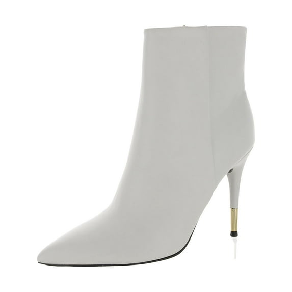 Nine West Womens Bolana Leather Heels Ankle Boots