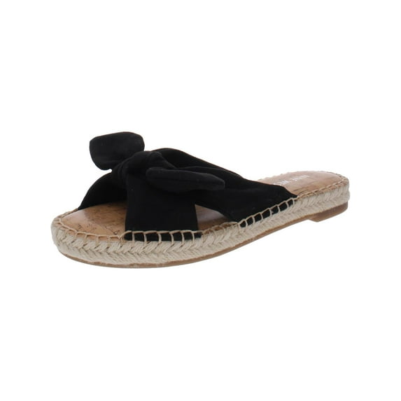Nine West Womens Brock 2 Faux Suede Slide Espadrilles
