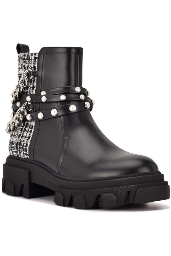 Womens Cearlz 3 Embellished Lugged Sole Ankle Boots