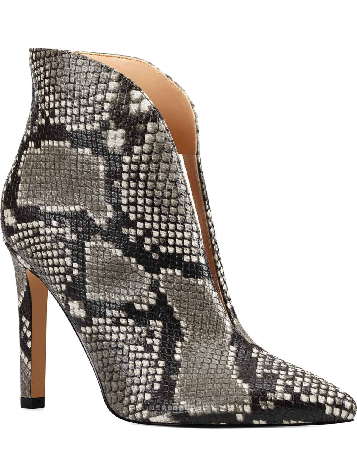 Nine West Womens Danie 3 Snake Print Fashion Dress Boots Walmart
