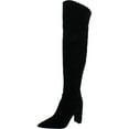 thumbnail image 1 of Nine West Womens Daser 2 Faux Suede Wide Calf Over-The-Knee Boots, 1 of 3