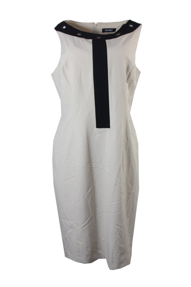 nine west dresses black and white Marlow Polka Dot Maxi Dress In Black main image 1