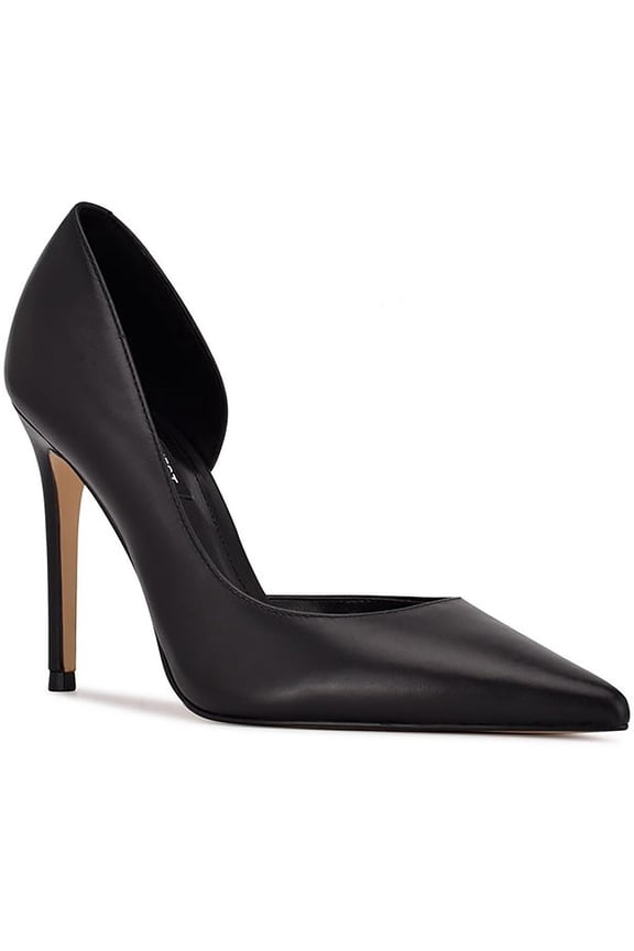Womens Folowe  Pointed Toe Leather Pumps