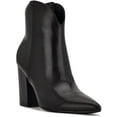 thumbnail image 1 of Nine West Womens Ghost Leather Zip Up Ankle Boots, 1 of 5