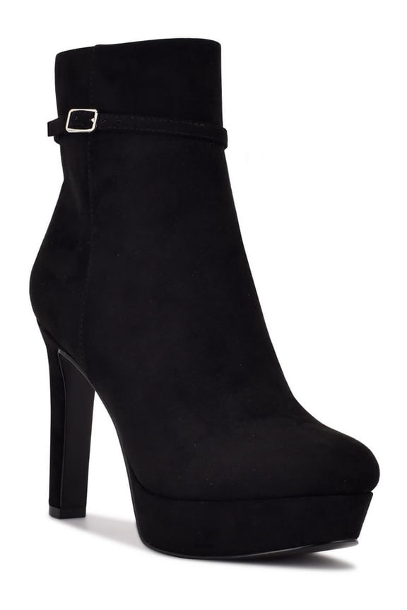 Womens Gripe  Faux Suede Dressy Booties