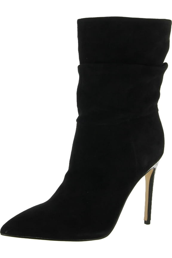 Womens JENN Laceless Suede Mid-Calf Boots