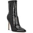 thumbnail image 1 of Nine West Womens Jody 3 Patent Pointed Toe Booties, 1 of 3