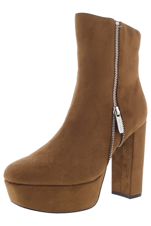 Womens Kerri 2 Faux Suede Platform Ankle Boots