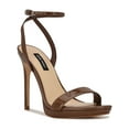 thumbnail image 1 of Nine West Womens Loola Patent Open Toe Slingback Sandals, 1 of 3