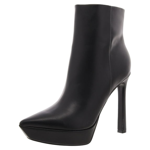 Nine West Womens Loraa 3 Faux LeatherP Faux Leather Mid-Calf Boots