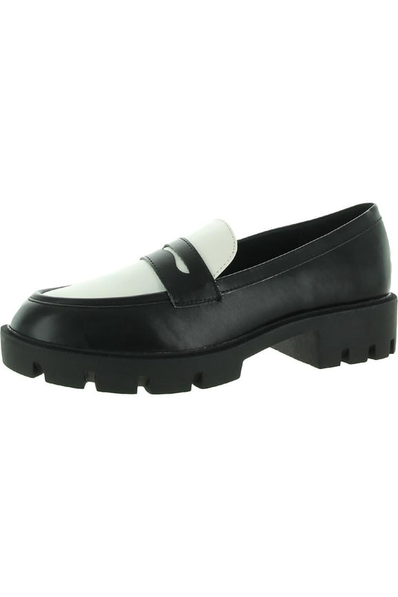 Maibel Women's Slip-On Loafers Color: Black White Size: 6.5