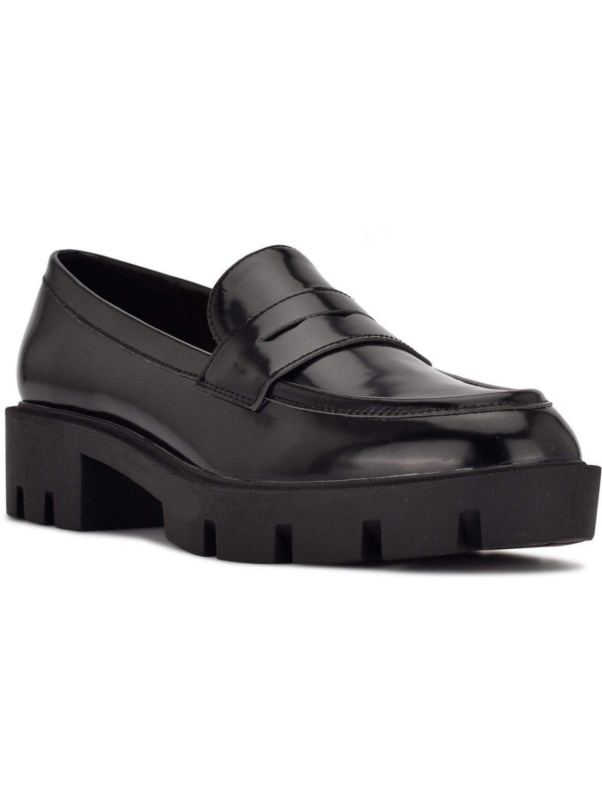 (取寄) ナインウエスト レディース マイベル 3 Nine West women Nine West Maibel 3 Black Patent Nine West Maibel Women's Slip-On Loafers Color: Black Patent Size