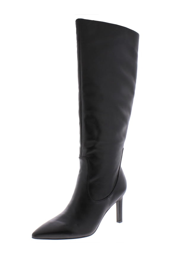 Womens Maxim Leather Tall Knee-High Boots Black 9 Medium (B,M)