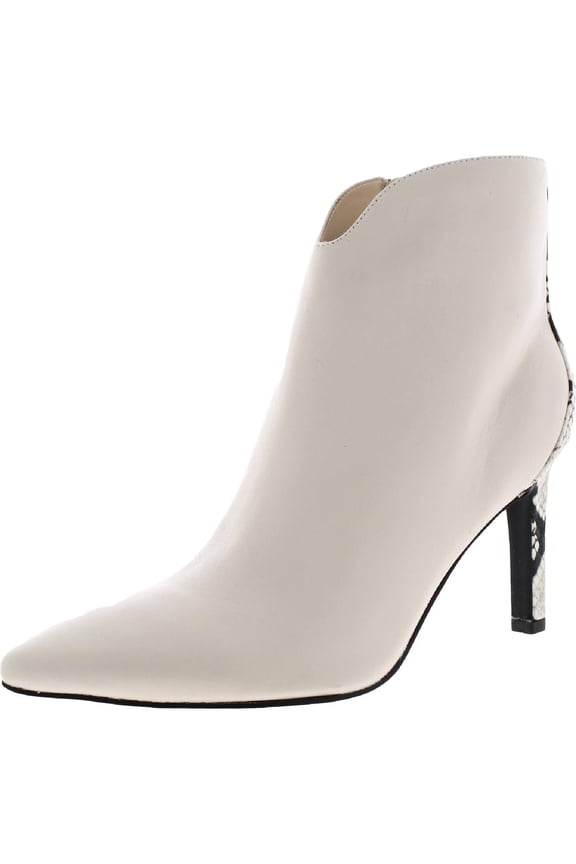 Womens Mikale Leather Casual Ankle Boots