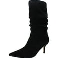 thumbnail image 1 of Nine West Womens Mycki 2 Faux Suede Pull On Mid-Calf Boots, 1 of 5