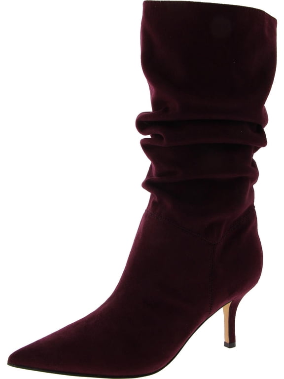 Womens Mycki 2 Faux Suede Pull On Mid-Calf Boots