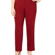 NINE WEST Women's Plus Size Straight-Leg Pants (24W, Porto)