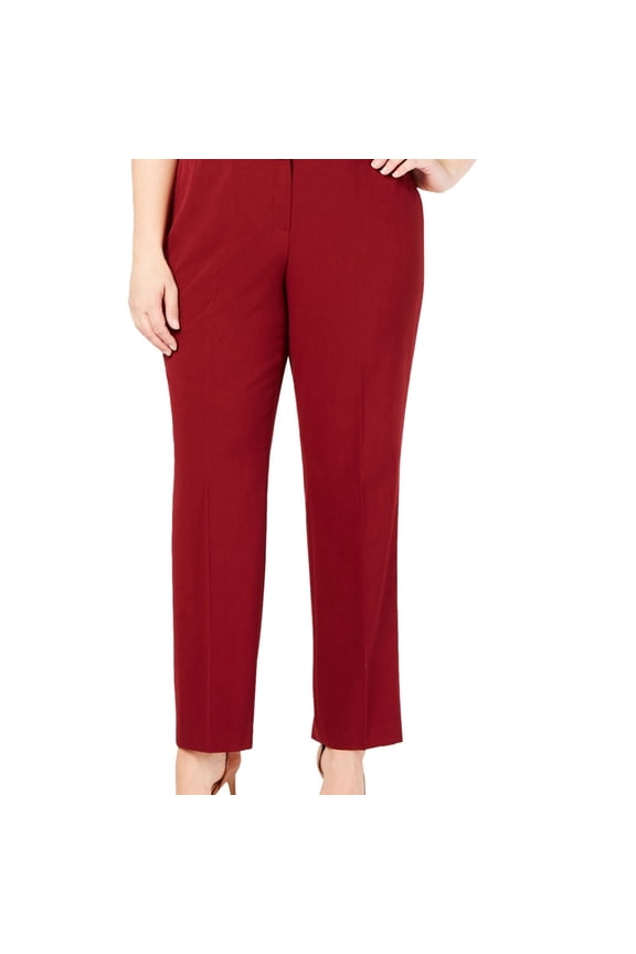 Women's Plus Size Straight-Leg Pants (24W, Porto)