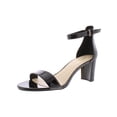 thumbnail image 1 of Nine West Womens Pruce Floral Print Block Heel Dress Sandals, 1 of 8