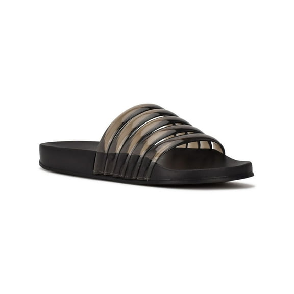 Nine West Womens Serenity 3 Strappy Slip-On Slide Sandals