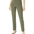 thumbnail image 1 of Nine West Womens The Skinny Stretch Casual Trouser Pants, Green, 2, 1 of 2