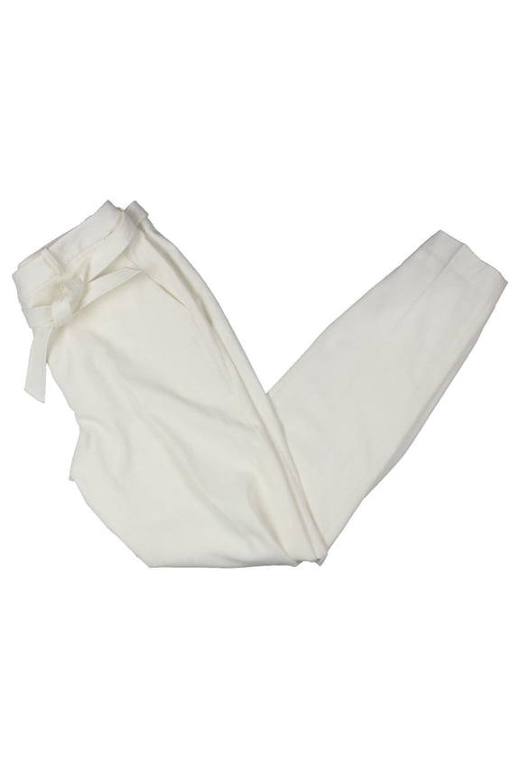 Womens Straight Leg Mid Rise Trouser Pants