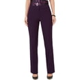thumbnail image 1 of Nine West Womens Stretch Low-Rise Trouser Pants, 1 of 3