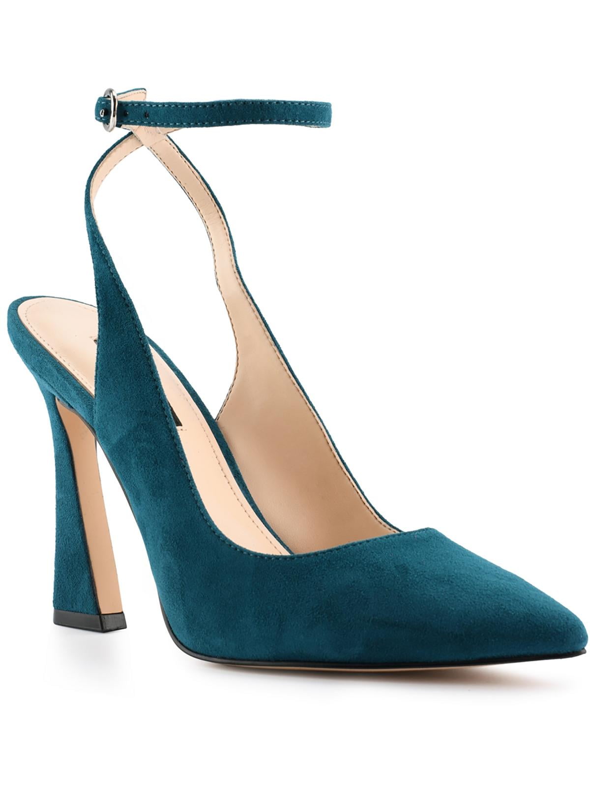 Nine West Womens Tabita Suede Pointed Toe Ankle Strap - Walmart.com