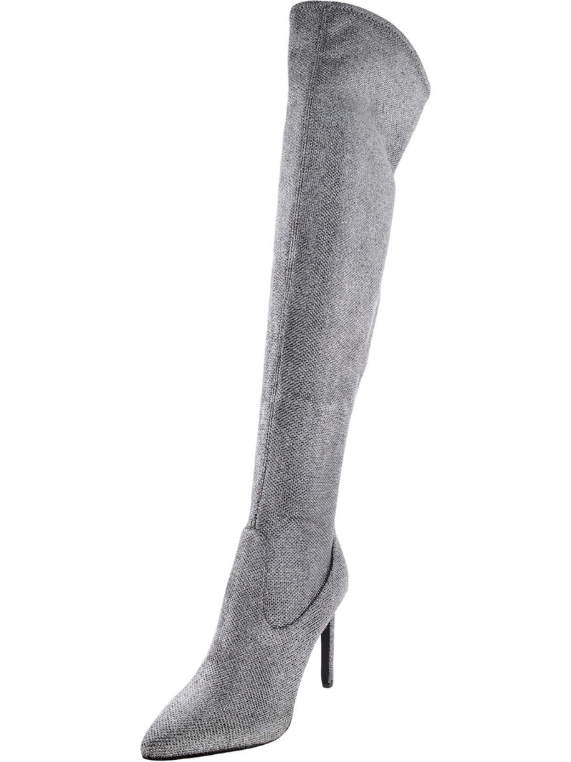 Nine West Gray Boots Nine West Gray Suede Tall High Heel Boots Size 9M | eBay main image 4