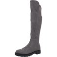 thumbnail image 1 of Nine West Womens Tread 2 Faux Suede Block Heel Over-The-Knee Boots, 1 of 3