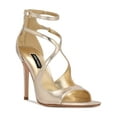 thumbnail image 1 of Nine West Womens Tulah 3 Ankle Strap Open Toe Pumps, 1 of 1