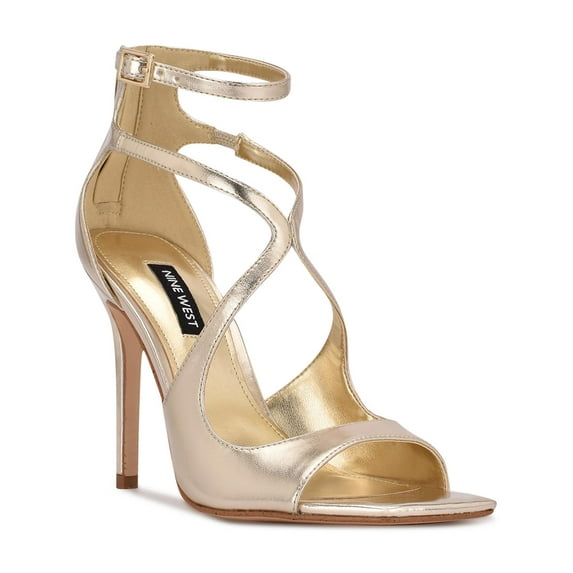 Nine West Womens Tulah 3 Ankle Strap Open Toe Pumps