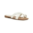 thumbnail image 1 of Nine West Womens WNDOTTY3 Faux Leather Slip On Strappy Sandals, 1 of 3