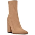 thumbnail image 1 of Nine West Womens Xrey  Faux Suede Pointed Toe Booties, 1 of 1