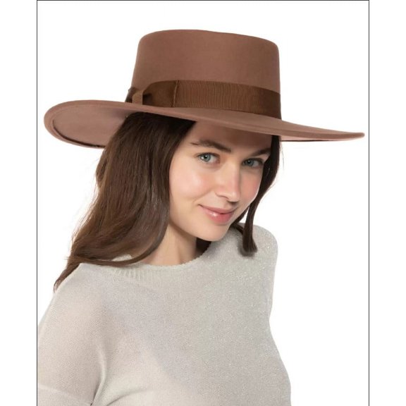 Nine West Wool Felt Telescope Floppy Hat