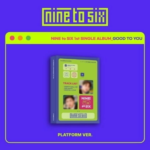 Nine to Six - Good To You - Platform QR Card Album - incl. 2 Selfie Photocards, 8pc Official Photocard Set + Sticker - Music & Performance - CD