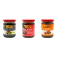 thumbnail image 1 of NineChef Brand Spoon Plus 3 Pack Lee Kum Kee Cooking Sauce, 3 Flavors(Black Bean Garlic Sauce,Chiu Chow Chili Oil,Spare Rib Sauce), 1 of 2